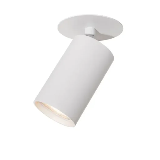 QAZQA Set van 6 moderne inbouwspots wit GU10 50mm - Chels