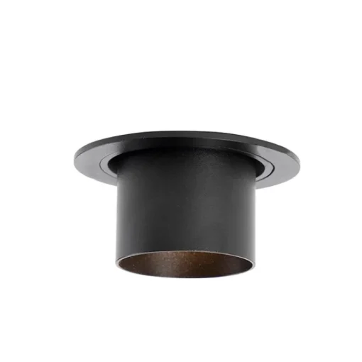 QAZQA Set van 6 Moderne inbouwspot zwart rond kantelbaar - Installa