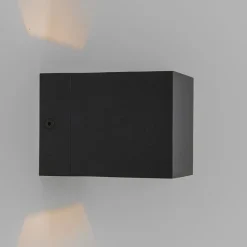 QAZQA Set van 3 moderne wandlampen zwart - Transfer