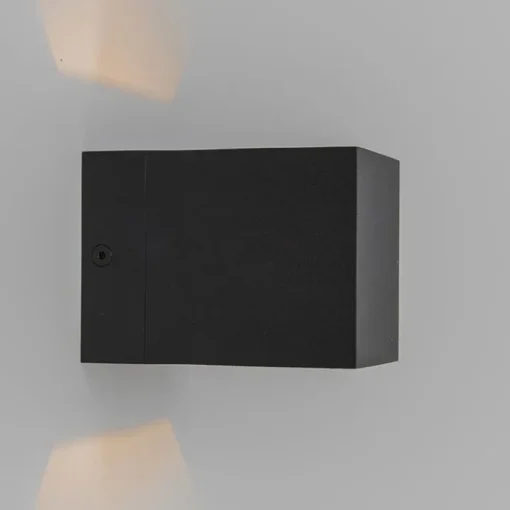 QAZQA Set van 3 moderne wandlampen zwart - Transfer