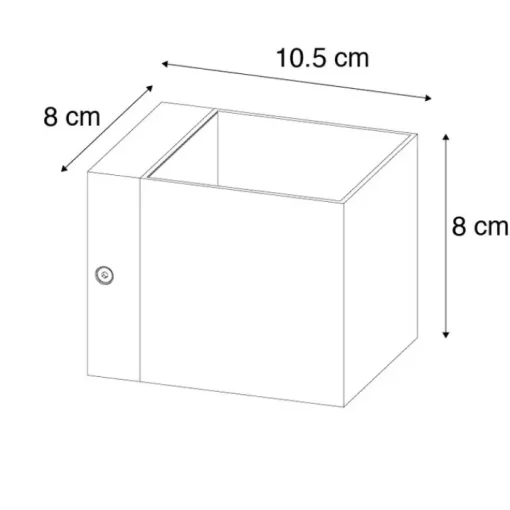 QAZQA Set van 3 moderne wandlampen zwart - Transfer