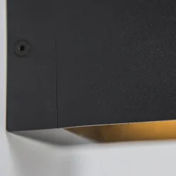 QAZQA Set van 3 moderne wandlampen zwart - Transfer