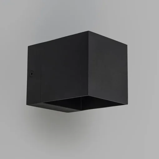 QAZQA Set van 3 moderne wandlampen zwart - Transfer