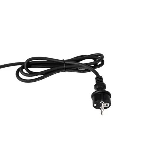 QAZQA Set van 3 prikspots zwart incl. snoer en stekker IP65 - Done