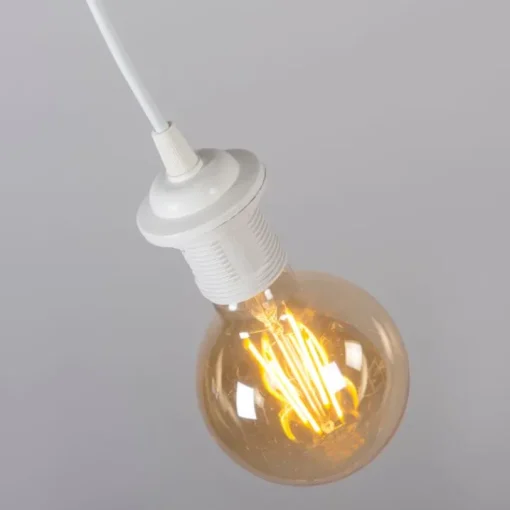 QAZQA Set van 4 retro hanglampen groen 45 cm - Granny
