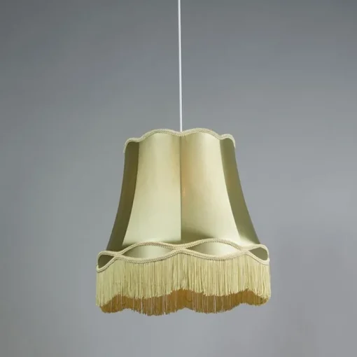 QAZQA Set van 4 retro hanglampen groen 45 cm - Granny