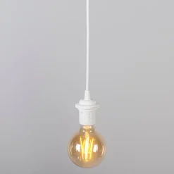 QAZQA Set van 4 retro hanglampen groen 45 cm - Granny