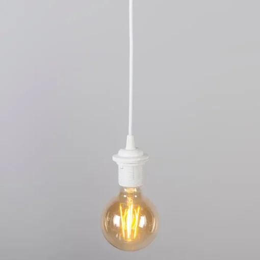 QAZQA Set van 4 retro hanglampen groen 45 cm - Granny