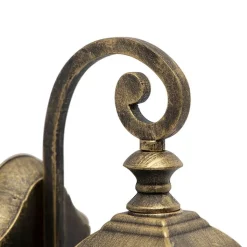 QAZQA Set van 2 romantische buiten wandlantaarns brons - London