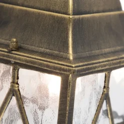 QAZQA Set van 2 romantische buiten wandlantaarns brons - London