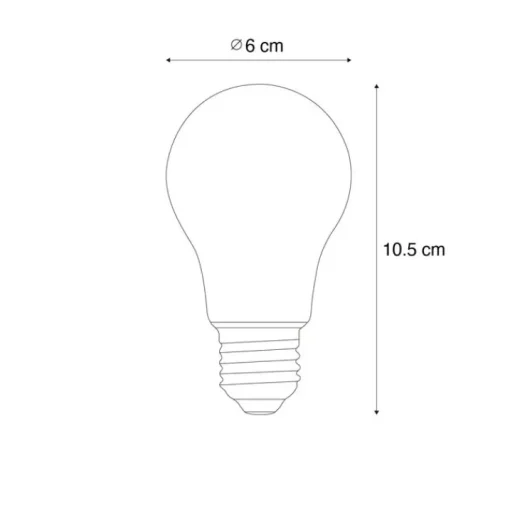 LUUMR Set van 5 Smart E27 dimbare LED lampen A60 helder 7W 806 lm 2700-6500K