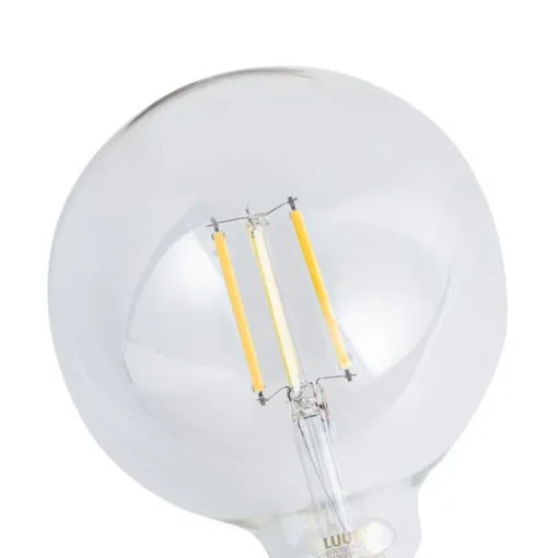 LUUMR Set van 5 Smart E27 dimbare LED lampen G125 helder 7W 806 lm 2700-6500K