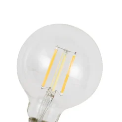 LUUMR Set van 5 Smart E27 dimbare LED lampen G95 helder 7W 806 lm 2700-6500K