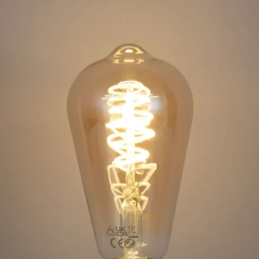 LUUMR Set van 5 Smart E27 dimbare LED lampen ST64 amber 4.9W 320 lm 2500K