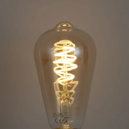 LUUMR Set van 5 Smart E27 dimbare LED lampen ST64 amber 4.9W 320 lm 2500K