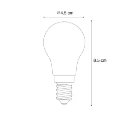 LUUMR Set van 5 Smart E14 LED lampen P45 helder 4.2W 470 lm 2700-6500K