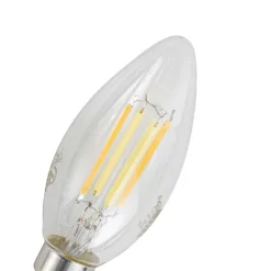 LUUMR Set van 5 Smart E14 LED lampen C35 helder 4.2W 470 lm 2700-6500K