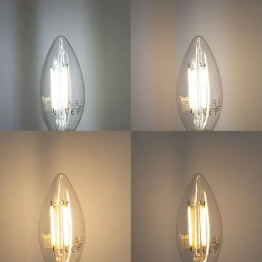 LUUMR Set van 5 Smart E14 LED lampen C35 helder 4.2W 470 lm 2700-6500K