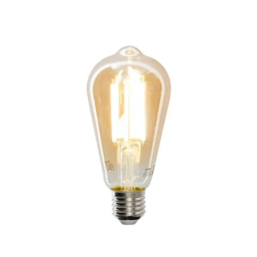 LUEDD Set van 5 Smart E27 LED lamp ST64 goud 7W 700 lm 1800-4000K