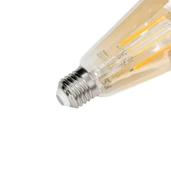 LUEDD Set van 5 Smart E27 LED lamp ST64 goud 7W 700 lm 1800-4000K