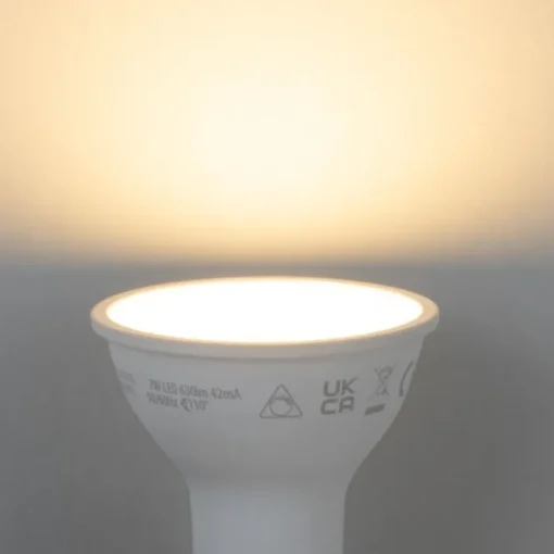 LUUMR Set van 5 Smart GU10 50mm dimbare LED lampen opaal 7W 630 lm 2700K