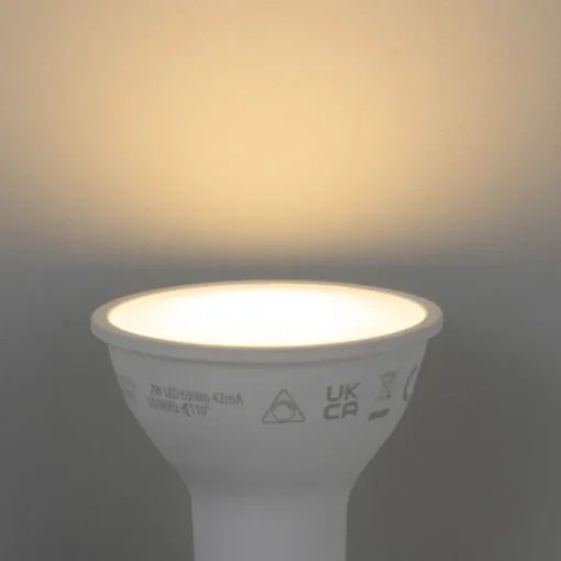 LUUMR Set van 5 Smart GU10 50mm dimbare LED lampen opaal 7W 630 lm 2700K