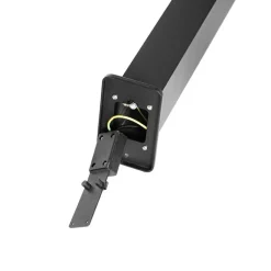 QAZQA Set van 3 smart staande buitenlampen zwart 65cm IP44 - Baleno