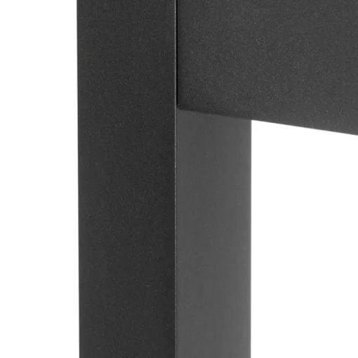 QAZQA Set van 3 smart staande buitenlampen zwart 65cm IP44 - Baleno