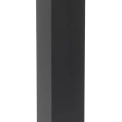 QAZQA Set van 3 smart staande buitenlampen zwart 65cm IP44 - Baleno