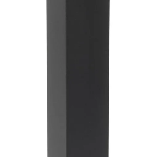 QAZQA Set van 3 smart staande buitenlampen zwart 65cm IP44 - Baleno