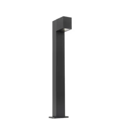 QAZQA Set van 3 smart staande buitenlampen zwart 65cm IP44 - Baleno