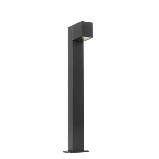 QAZQA Set van 3 smart staande buitenlampen zwart 65cm IP44 - Baleno