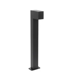 QAZQA Set van 3 smart staande buitenlampen zwart 65cm IP44 - Baleno