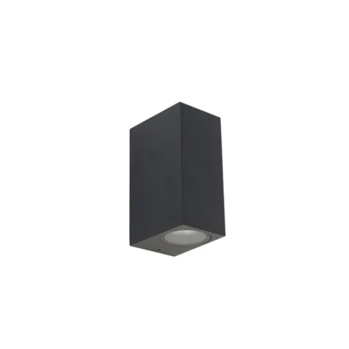 QAZQA Set van 3 smart wandlampen zwart 2-lichts IP44 - Baleno