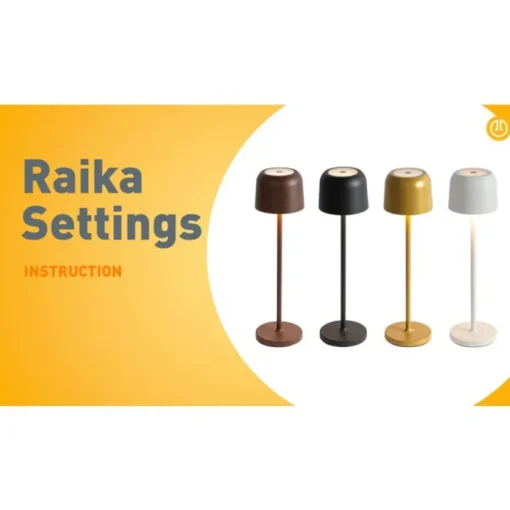 QAZQA Set van 9 tafellampen mushroom off-white incl. laadstation - Raika