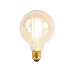 QAZQA Smart Art Deco wandlamp goud incl. G95 WiFi lichtbron - Facil