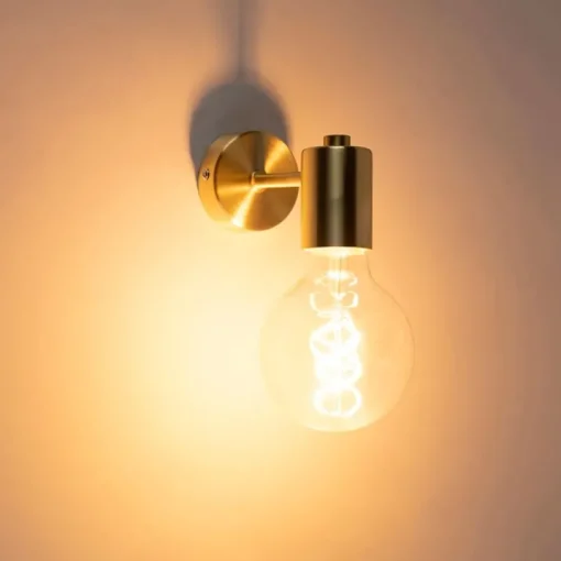 QAZQA Smart Art Deco wandlamp goud incl. G95 WiFi lichtbron - Facil
