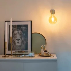 QAZQA Smart Art Deco wandlamp goud incl. G95 WiFi lichtbron - Facil
