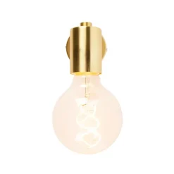 QAZQA Smart Art Deco wandlamp goud incl. G95 WiFi lichtbron - Facil