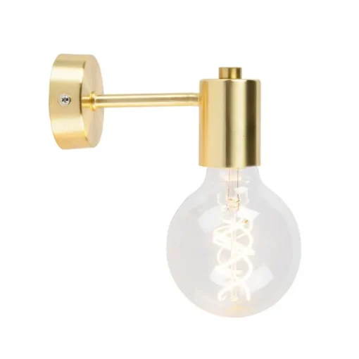 QAZQA Smart Art Deco wandlamp goud incl. G95 WiFi lichtbron - Facil