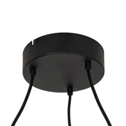 QAZQA Smart buiten hanglamp rotan 3-lichts incl. 3 Wifi G95 - Calamus