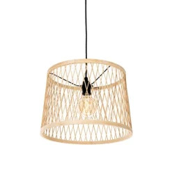QAZQA Smart buiten hanglamp rotan 3-lichts incl. 3 Wifi G95 - Calamus