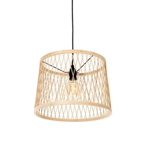 QAZQA Smart buiten hanglamp rotan 3-lichts incl. 3 Wifi G95 - Calamus