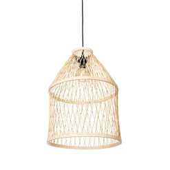 QAZQA Smart buiten hanglamp rotan 3-lichts incl. 3 Wifi G95 - Calamus
