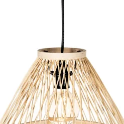 QAZQA Smart buiten hanglamp rotan 3-lichts incl. 3 Wifi G95 - Calamus