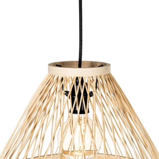 QAZQA Smart buiten hanglamp rotan 3-lichts incl. 3 Wifi G95 - Calamus