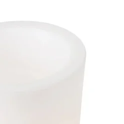 QAZQA Smart buiten vloerlamp bloempot wit IP65 incl. LED Wifi A60 - Verano