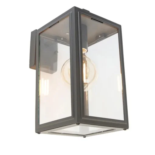 QAZQA Smart buiten wandlamp grijs incl. Wifi G95- Sutton down