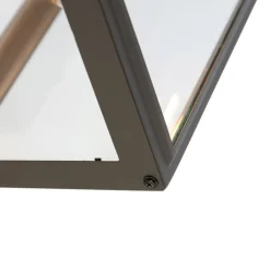 QAZQA Smart buiten wandlamp grijs incl. Wifi G95- Sutton down