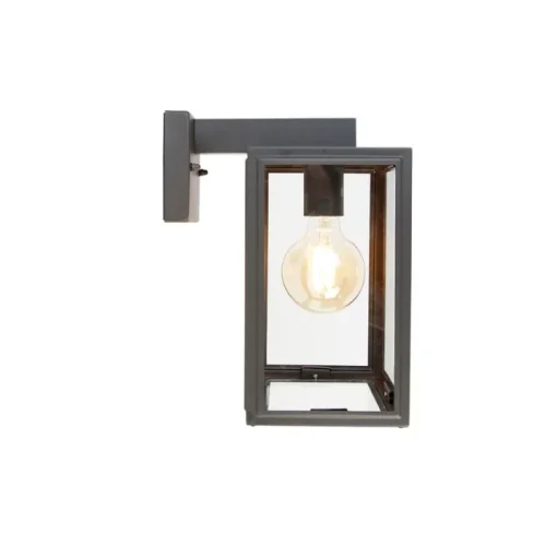 QAZQA Smart buiten wandlamp grijs incl. Wifi G95- Sutton down